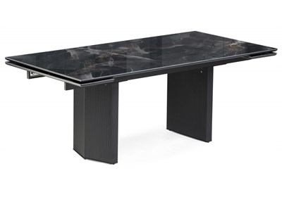 Керамический стол Монерон 200(260)х100х77 black paradise / черный 588032-mwdvl