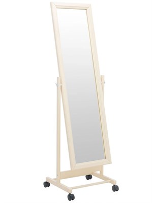 Зеркало напольное BeautyStyle 27 слоновая кость 135 см х 42,5 см 4630216191788-msMBLK