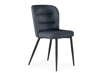 Стул на металлокаркасе Kilian dark gray / black - комплект из 4 шт 15846-mwdvl