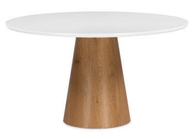 Стол Huge 120х75 white / brown 15826-mwdvl