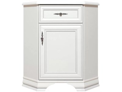 Тумба Кентаки KOMN1D1S/P угловая белый BRW00009804-blBRWl