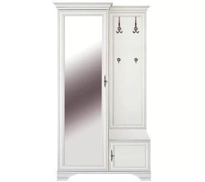 Шкаф с вешалкой Кентаки PPK/110L белый BRW00009820-blBRWl