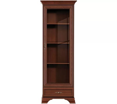 Шкаф с витриной Кентаки REG1W1S каштан BRW00008052-blBRWl