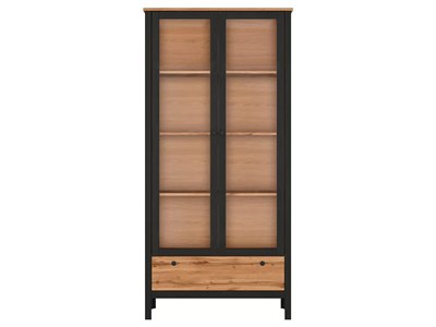 Шкаф-витрина Лофт REG2W1S 18289-blBRWl
