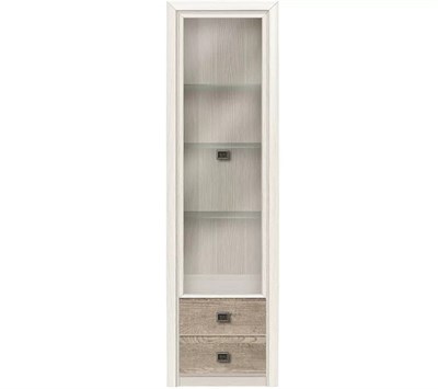Витрина Коен REG1W2S ясень снежный BRW70002216-blBRWl