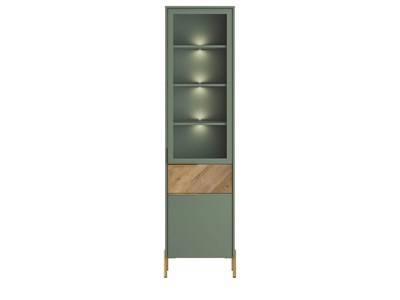 Шкаф с подсветкой Siena REG1W1D1S 10958-BRWby