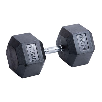 Гантель гексагональная обрезиненная PROFI-FIT 47,5 кг арт-uqzkduaw7q32-tmzspr