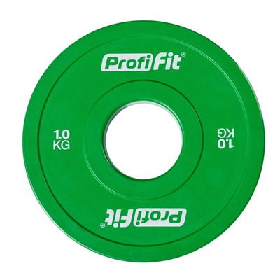 Диск профессиональный обрезиненный (цветной) D51 мм PROFI-FIT 1 кг 5856caee-8f2a-11ee-baae-00155d019500-tmzspr