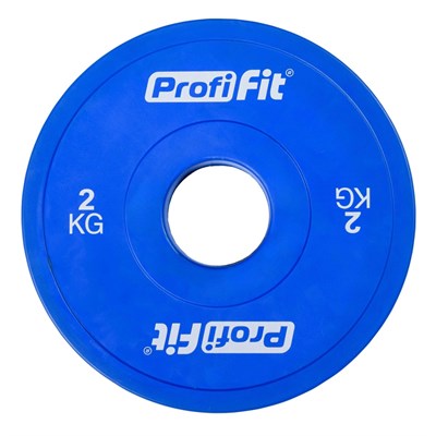 Диск профессиональный обрезиненный (цветной) D51 мм PROFI-FIT 2 кг 5856caf2-8f2a-11ee-baae-00155d019500-tmzspr
