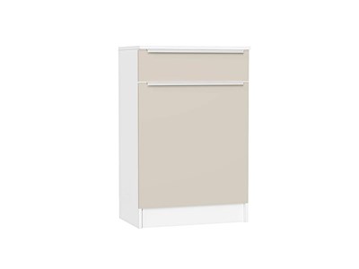 Тумба Стиль ТБ-601 с ящиком Белый, Cream Silk, Фьюжн sppr5VVTtoAR74480