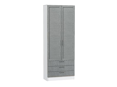 Шкаф двухстворчатый Стиль ШК-803 с ящиками Белый, Grey Softwood sppr5VVTtoAR65666