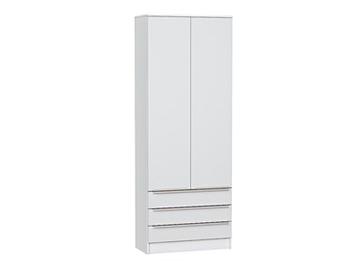 Шкаф двухстворчатый Стиль ШК-803 с ящиками Белый, Silky White sppr5VVTtoAR63254