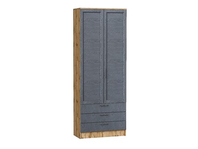 Шкаф двухстворчатый Стиль ШК-803 с ящиками Дуб Вотан, Graphite Softwood sppr5VVTtoAR59870