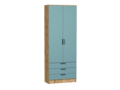 Шкаф двухстворчатый Стиль ШК-803 с ящиками Дуб Вотан, Grey-green In 2S sppr5VVTtoAR63267