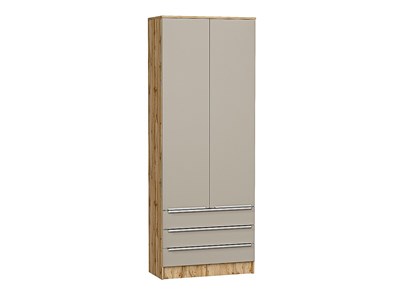 Шкаф двухстворчатый Стиль ШК-803 с ящиками Дуб Вотан, Silky Grey sppr5VVTtoAR63270