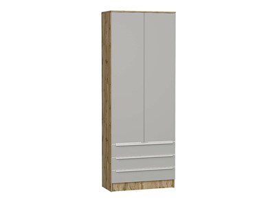 Шкаф двухстворчатый Стиль ШК-803 с ящиками Дуб Вотан, Silky Light Grey sppr5VVTtoAR68719