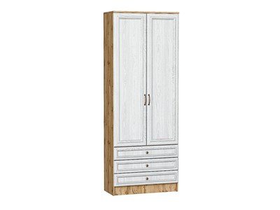 Шкаф двухстворчатый Стиль ШК-803 с ящиками Дуб Вотан, White Dreamline sppr5VVTtoAR65653