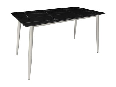 Стол Uni-Form-S2.2B, столешница Каменная плита  Black Matt, каркас Сталь  SGrey,  727*1300*700 sppr5VVTtoAR68695