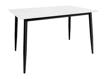 Стол Uni-Form-S2.2B, столешница Каменная плита  White Matt, каркас Сталь  SBlack,  727*1300*700 sppr5VVTtoAR68697