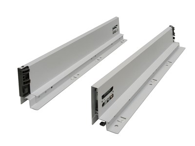 Направляющие с доводчиком для малого ящика POWER BOX,  сталь, пластик  ,  W Белый  ,  86*47*440 sppr5VVTtoAR122-0245 (66412)