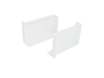 Декоративная накладка ABS (компл. 2 шт.),  Пластик  ,  Белый  ,  43*27*67 sppr5VVTtoAR086-0730 (24203)