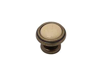 Ручка кнопка мебельная KF03-05,  ЦАМ/Керамика,        30*26 sppr5VVTtoAR086-0582 (23350)
