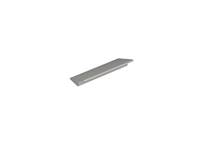 Ручка планка AP-401,  Алюминий,    SGrey    16*32*79 sppr5VVTtoAR086-4361 (69341)