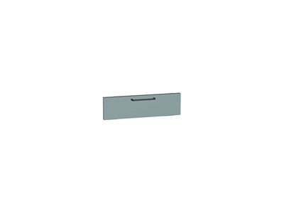 Фасад  ФЯ Флэт 10.45 Grey-green In 2S,    ЛДСП  Grey-green In 2S,  110*446*16 sppr5VVTtoAR078-8130 (67056)