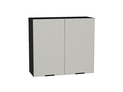 Кухонный  Шкаф верхний с 2-мя дверцами Евро Graphite, Агат, 720, 800, каркас ЛДСП  Graphite, фасад МДФ  Агат,  716*800*318 sppr5VVTtoAR59134
