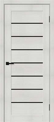 Межкомнатная дверь 200*60, Браво-22, Bianco Melinga / Black Shine , Эко Шпон sp2510BR_153-7542