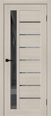 Межкомнатная дверь 200*70, Браво-27, Cream Melinga / Mirox Grey , Эко Шпон sp2510BR_153-7567