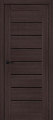Межкомнатная дверь 200*60, Браво-22, Wenge Melinga / Black Shine , Эко Шпон sp2510BR_153-4355