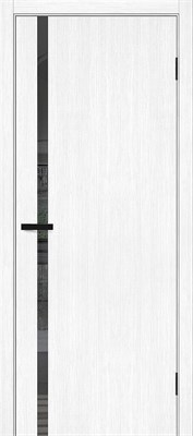Межкомнатная дверь 200*90, Браво-1.55, Snow Melinga / Mirox Grey , Эко Шпон sp2510BR_153-1227