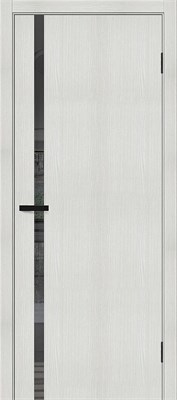 Межкомнатная дверь 200*90, Браво-1.55, Bianco Veralinga / Mirox Grey , Эко Шпон sp2510BR_153-0279