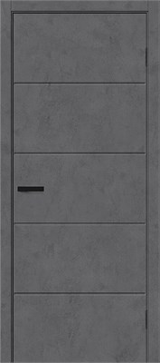 Межкомнатная дверь 200*90, Граффити-1.Д, Slate Art , Эко Шпон sp2510BR_153-1718