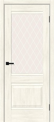Межкомнатная дверь 200*70, Прима-3, Nordic Oak / White Сrystal , Эко Шпон sp2510BR_153-0589