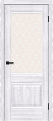 Межкомнатная дверь 200*60, Прима-3, Riviera Ice / White Сrystal , Эко Шпон sp2510BR_153-0821