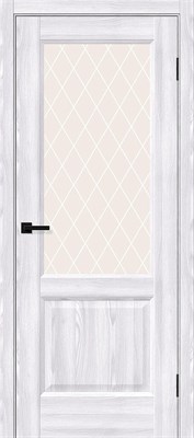 Межкомнатная дверь 200*70, Неоклассик-33, Riviera Ice / White Сrystal , Эко Шпон sp2510BR_153-0882