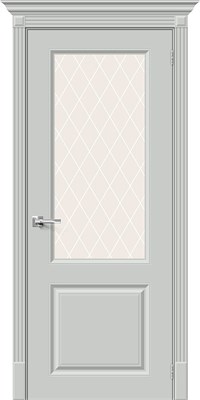 Межкомнатная дверь 200*70, Скинни-13, Grace / White Сrystal , Эмаль sp2510BR_013-0542