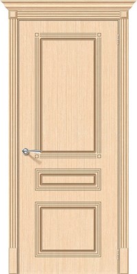 Межкомнатная дверь 200*60, Стиль, Ф-22 (БелДуб) , Шпон sp2510BR_003-0397