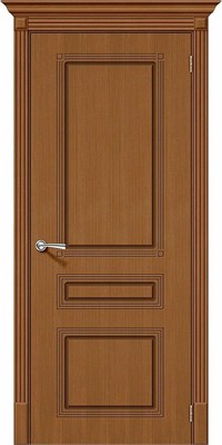 Межкомнатная дверь 200*80, Стиль, Ф-11 (Орех) , Шпон sp2510BR_003-0389