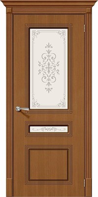 Межкомнатная дверь 200*90, Стиль, Ф-11 (Орех) / Худ. , Шпон sp2510BR_003-0394