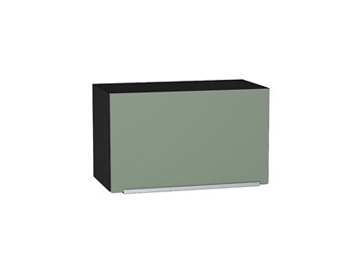 Шкаф верхний горизонтальный Фьюжн Graphite, Silky Mint, 360, 600 В*Ш*Г 358*600*320, фасад МДФ  Silky Mint, корпус  Graphite ms2510VVT_51924
