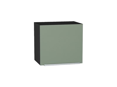 Шкаф верхний горизонтальный Фьюжн Graphite, Silky Mint, 460, 500 В*Ш*Г 458*500*318, фасад МДФ  Silky Mint, корпус  Graphite ms2510VVT_57217