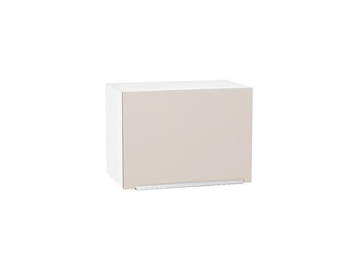 Шкаф верхний горизонтальный Фьюжн Белый, Cream Silk, 360, 500 В*Ш*Г 358*500*320, фасад МДФ  Cream Silk, корпус  Белый ms2510VVT_71861
