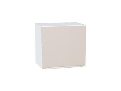 Шкаф верхний горизонтальный Фьюжн Белый, Cream Silk, 460, 500 В*Ш*Г 458*500*318, фасад МДФ  Cream Silk, корпус  Белый ms2510VVT_71864