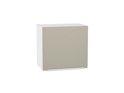 Шкаф верхний горизонтальный Фьюжн Белый, Silky Grey, 460, 500 В*Ш*Г 458*500*318, фасад МДФ  Silky Grey, корпус  Белый ms2510VVT_57193