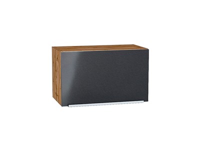 Шкаф верхний горизонтальный Фьюжн Дуб Вотан, Anthracite, 360, 600 В*Ш*Г 358*600*320, фасад МДФ  Anthracite, корпус  Дуб Вотан ms2510VVT_60674