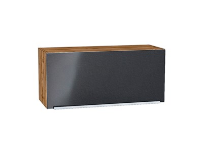 Шкаф верхний горизонтальный Фьюжн Дуб Вотан, Anthracite, 360, 800 В*Ш*Г 358*800*320, фасад МДФ  Anthracite, корпус  Дуб Вотан ms2510VVT_60675