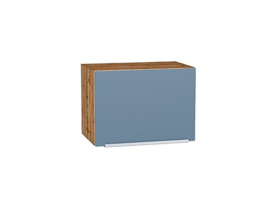 Шкаф верхний горизонтальный Фьюжн Дуб Вотан, Silky Blue, 360, 500 В*Ш*Г 358*500*320, фасад МДФ  Silky Blue, корпус  Дуб Вотан ms2510VVT_60660